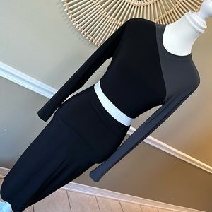 Kamali Kulture Two Piece Asymmetrical Cocktail Dress
